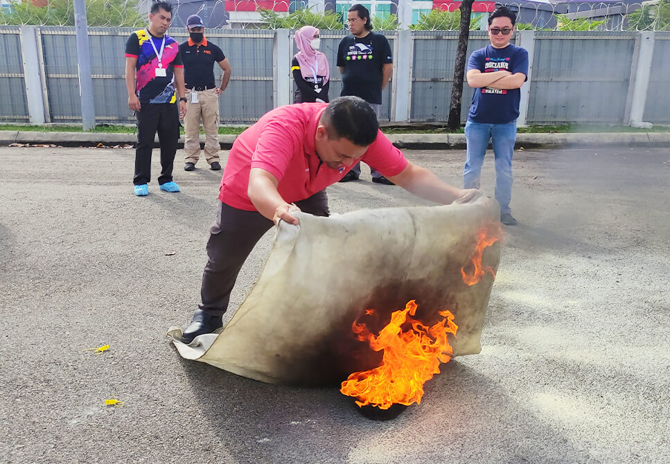 Occupational firefighting training