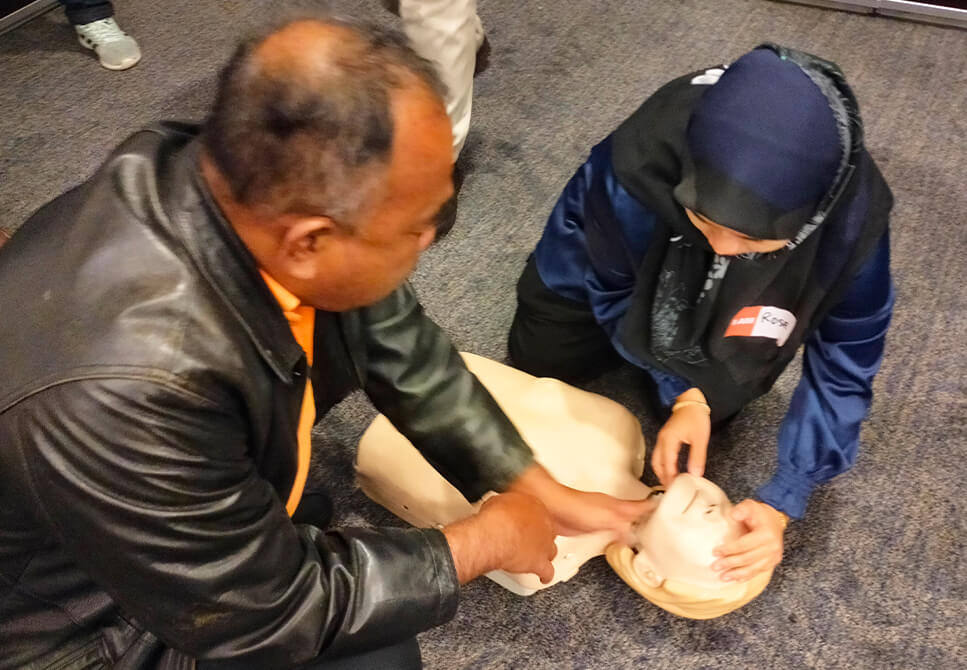 Occupational first aid, CPR & AED training