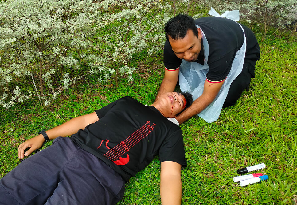 Occupational first aid, CPR & AED training