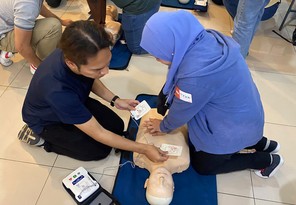 Occupational first aid, CPR & AED training