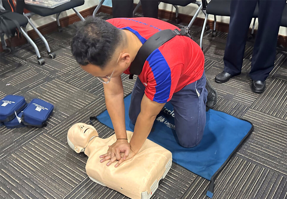Occupational first aid, CPR & AED training