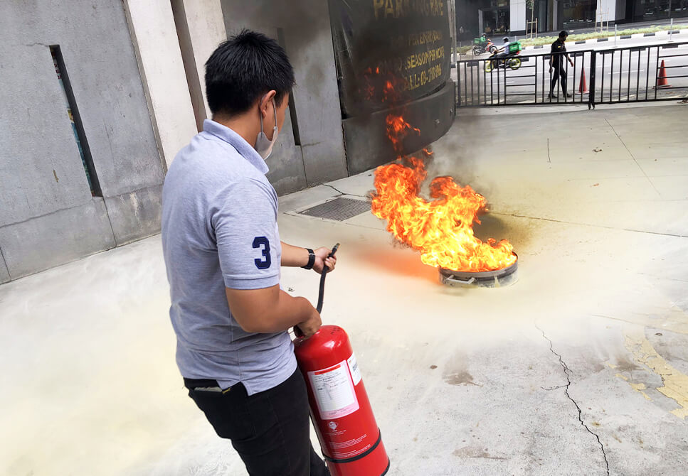 Occupational firefighting training