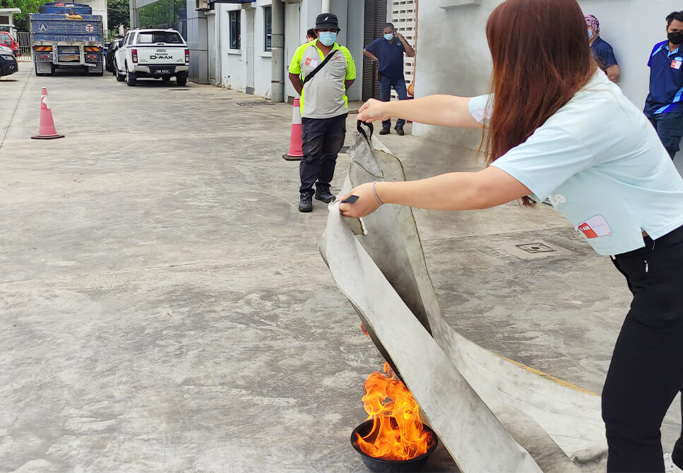 Occupational firefighting training