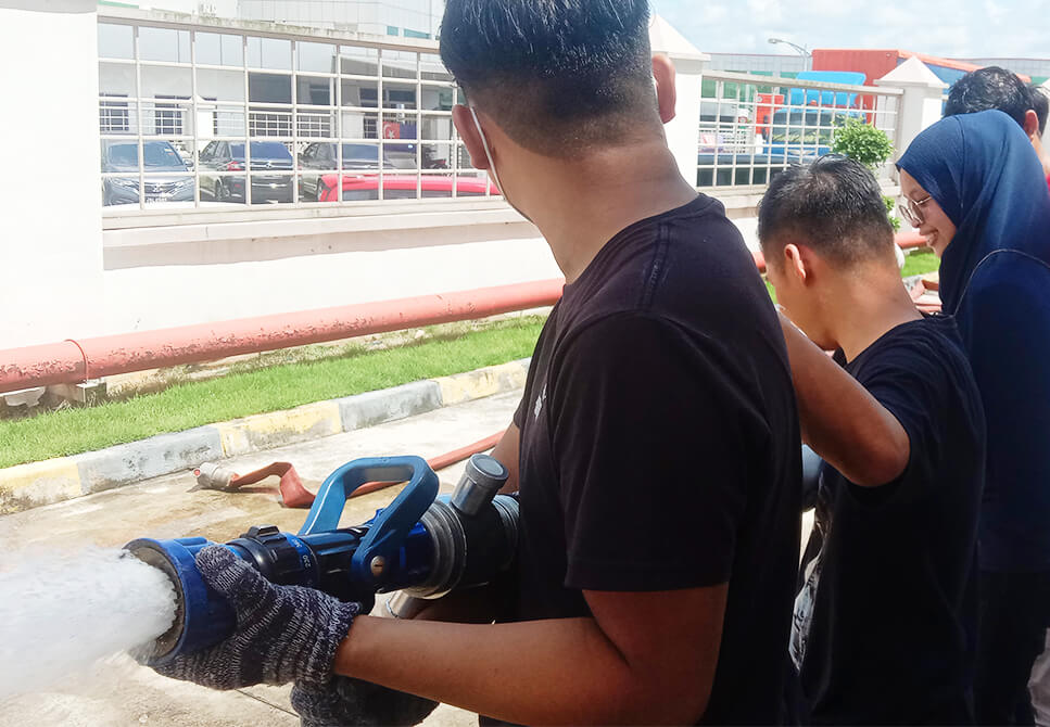 Occupational firefighting training