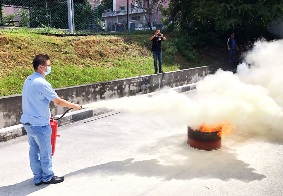 Occupational firefighting training