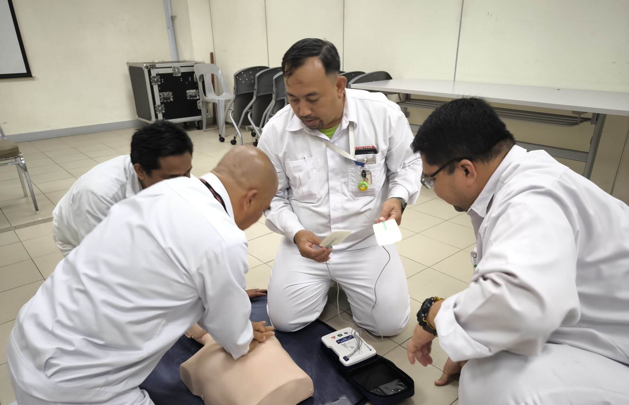 First aid training with ASEC