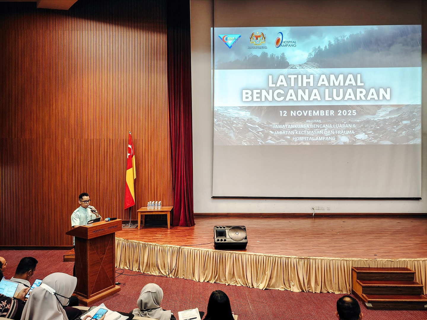 Participants during Hospital Ampang Disaster Drill 2025