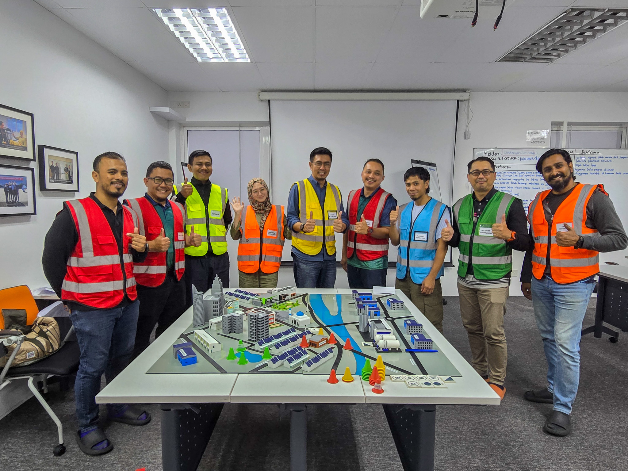 Incident command and crisis management training discussion by ASEC