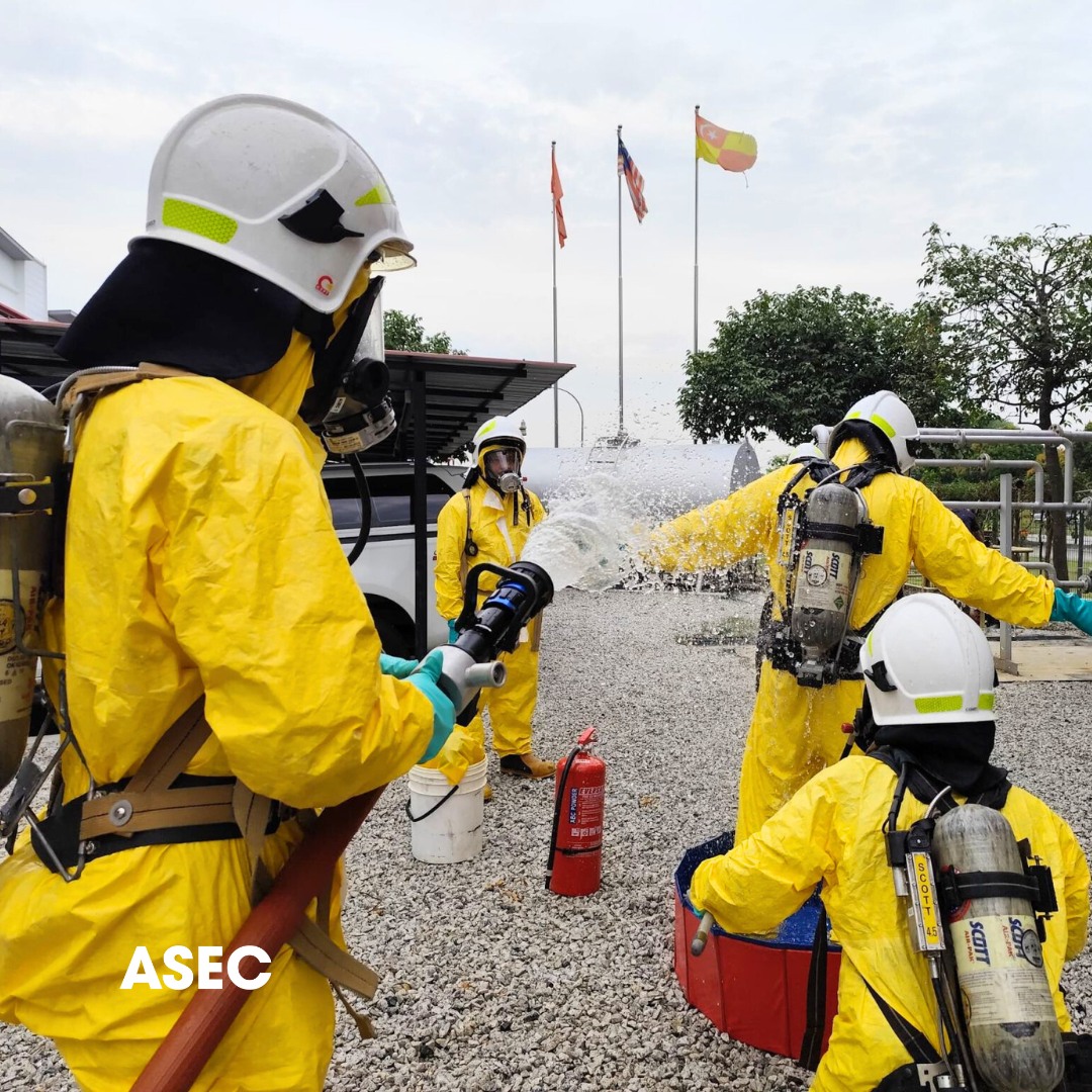 ASEC HazMat response training practical exercise