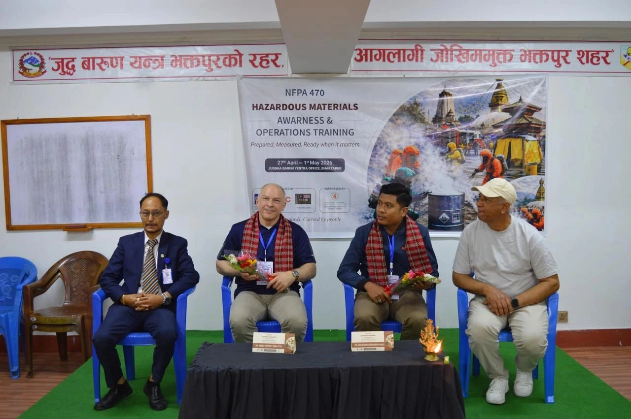 ASEC HazMat training collaboration in Kathmandu Nepal